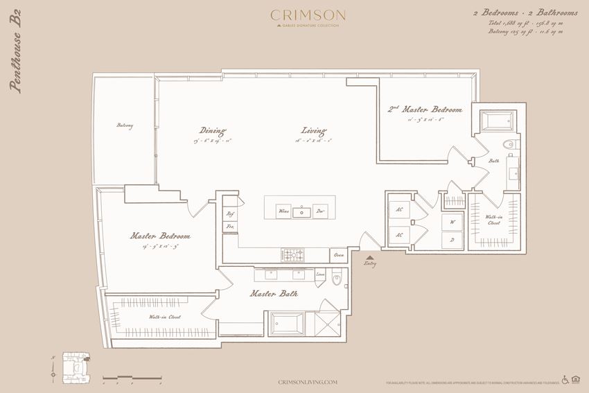 Penthouse B2 Floorplan Penthouse B2 Floorplan